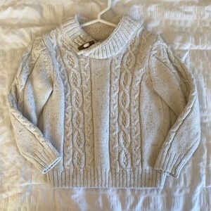 Cable knit sweater- janie and jack
